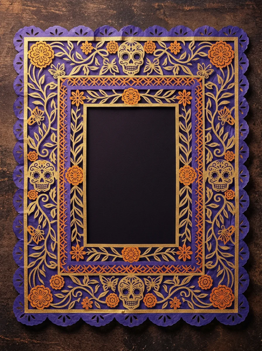 Marco de papel picado